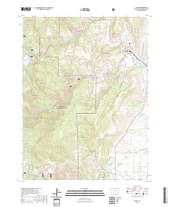 Lyons 2022 topographic map thumbnail