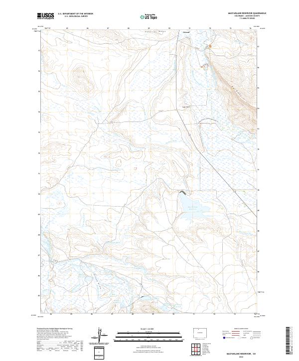 MacFarlane Reservoir 2022 topographic map thumbnail