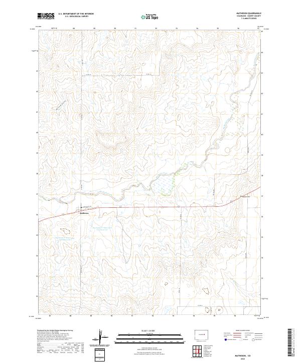 Matheson 2022 topographic map thumbnail