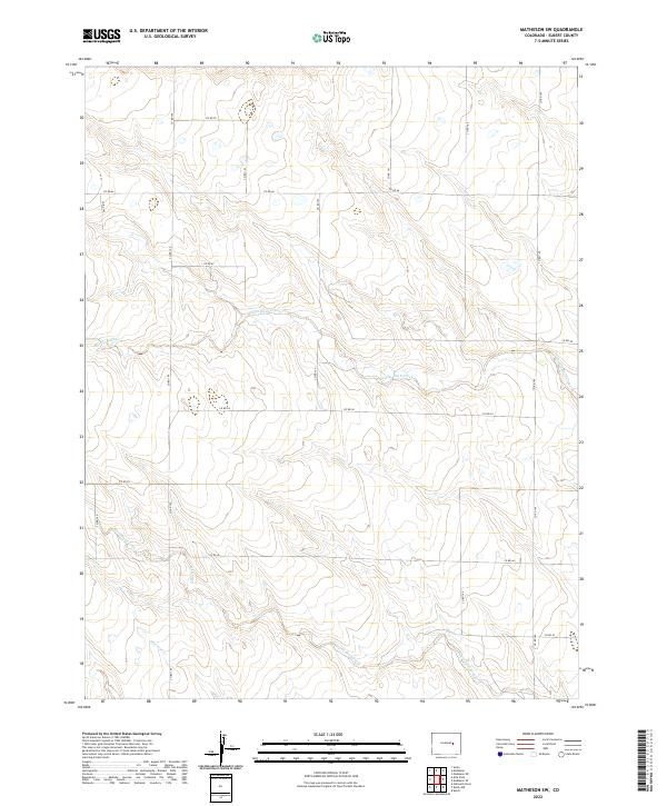 Matheson SW 2022 topographic map thumbnail