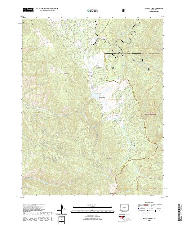 McCarty Park 2022 topographic map thumbnail