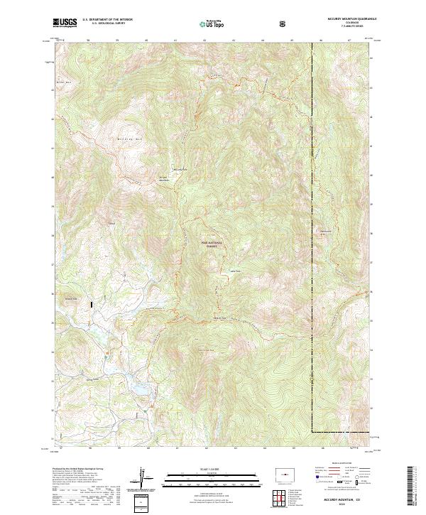 McCurdy Mountain 2022 topographic map thumbnail