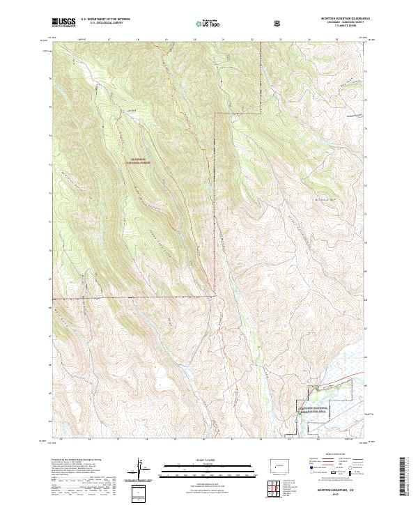 McIntosh Mountain 2022 topographic map thumbnail