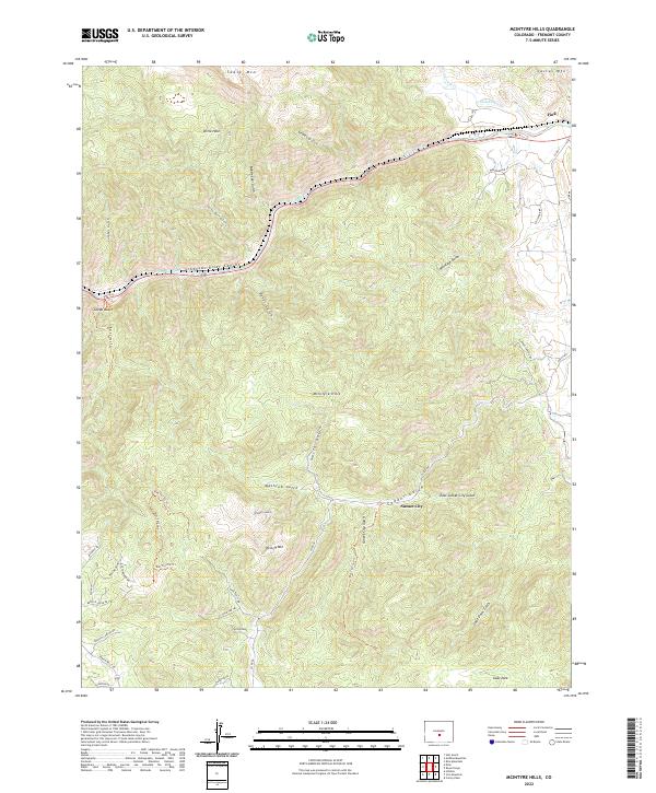 McIntyre Hills 2022 topographic map thumbnail
