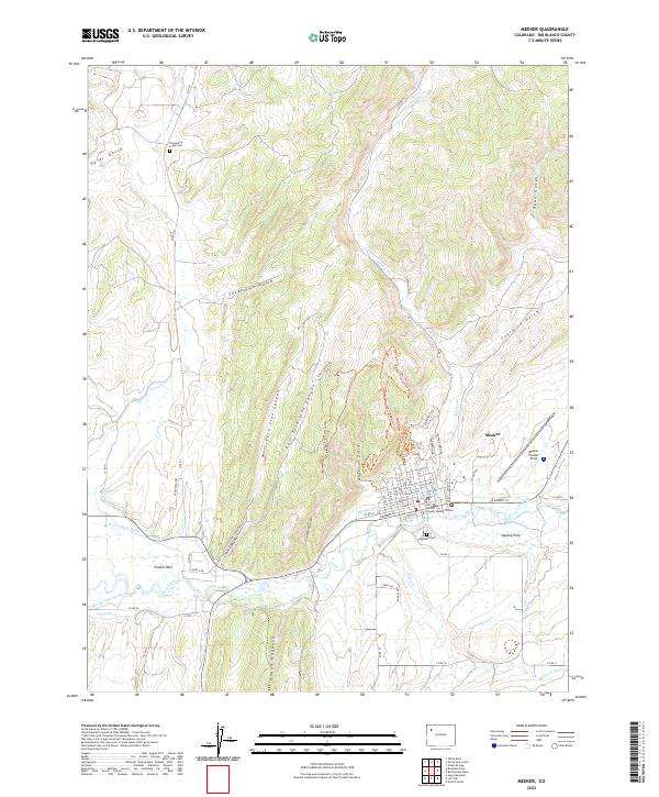 Meeker 2022 topographic map thumbnail