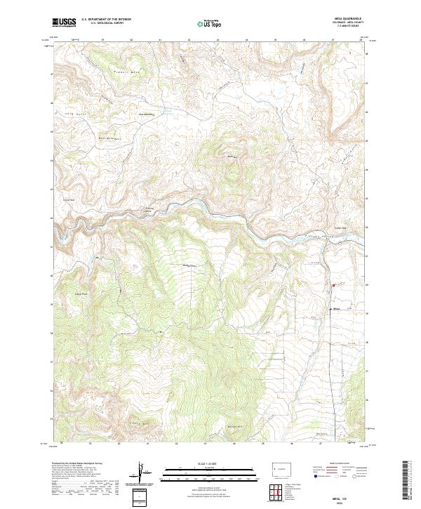 Mesa 2022 topographic map thumbnail