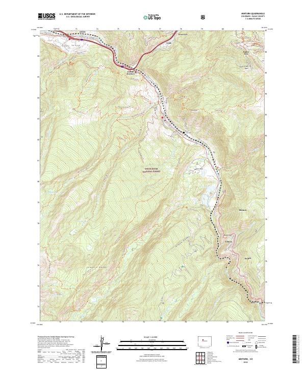 Minturn 2022 topographic map thumbnail
