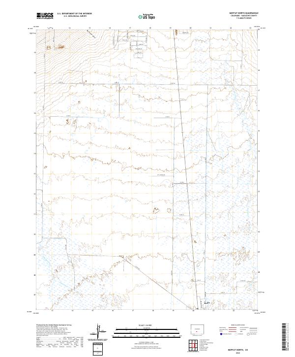 Moffat North 2022 topographic map thumbnail