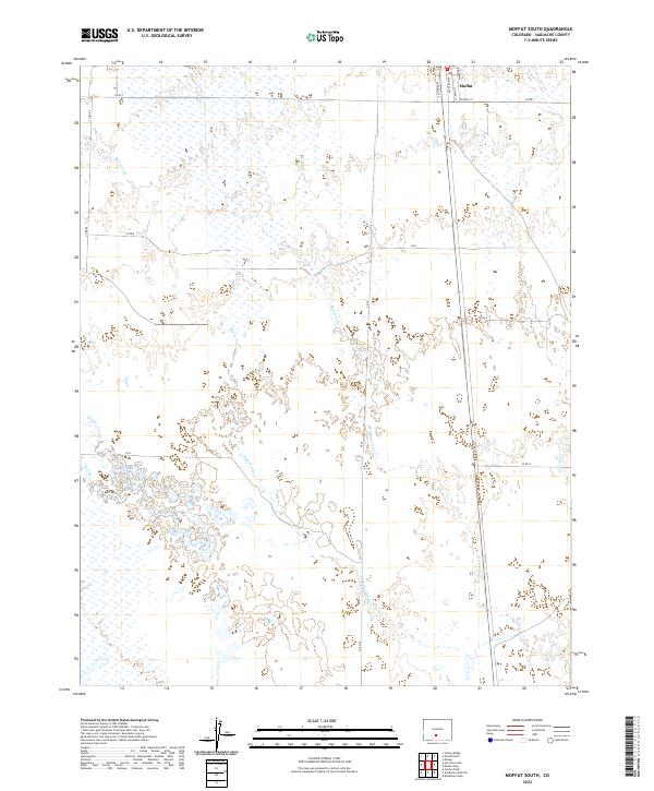 Moffat South 2022 topographic map thumbnail