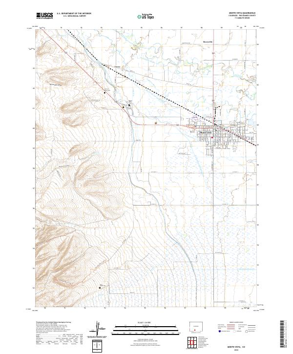 Monte Vista 2022 topographic map thumbnail