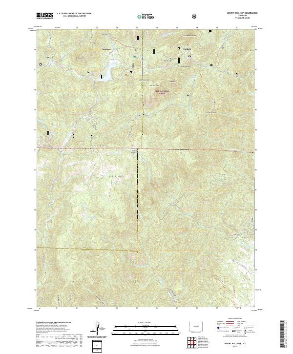 Mount Big Chief 2022 topographic map thumbnail