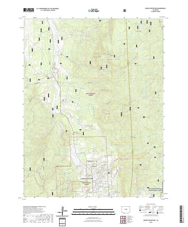 Mount Deception 2022 topographic map thumbnail