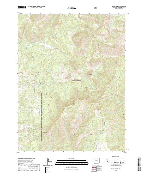 Mount Guero 2022 topographic map thumbnail