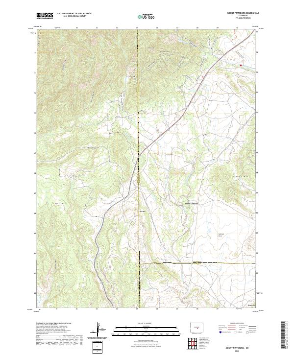 Mount Pittsburg 2022 topographic map thumbnail