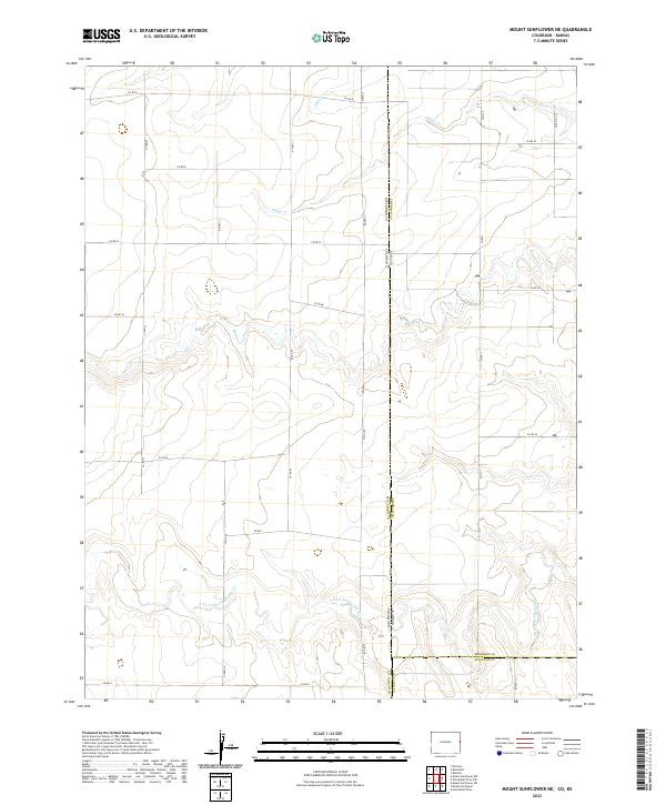 Mount Sunflower NE topographic map thumbnail