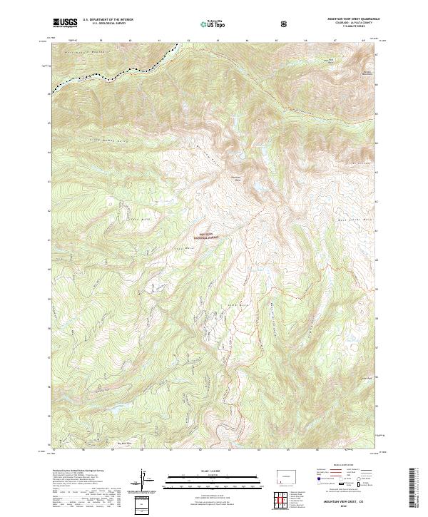Mountain View Crest 2022 topographic map thumbnail