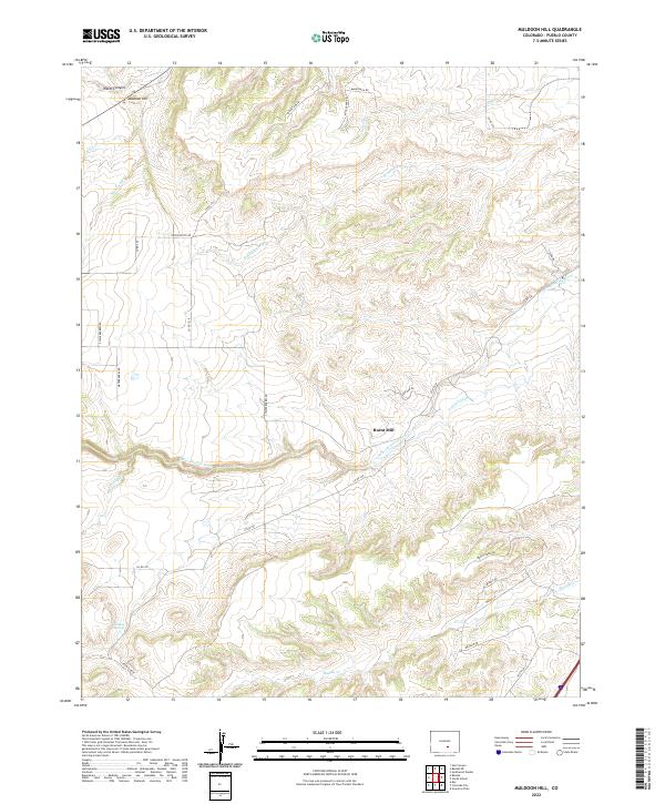 Muldoon Hill 2022 topographic map thumbnail