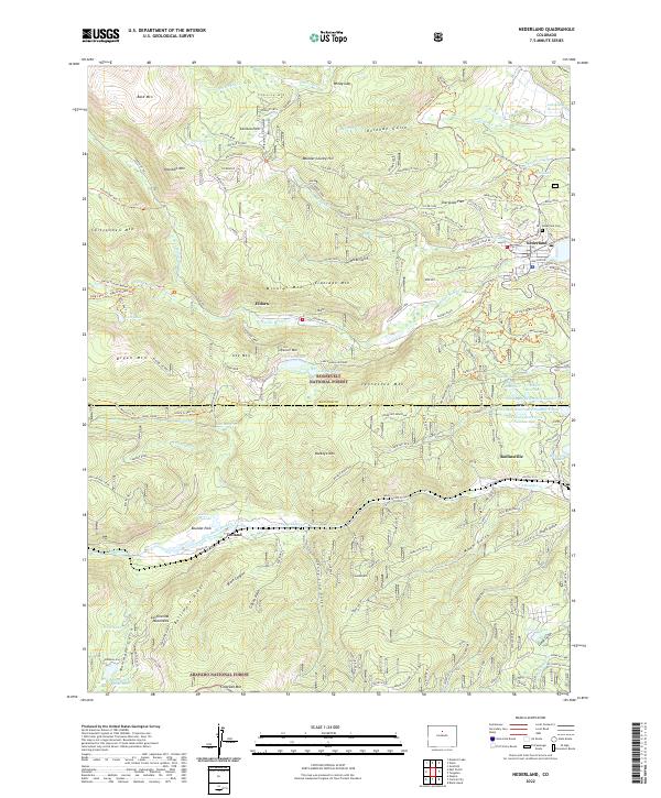 Nederland 2022 topographic map thumbnail
