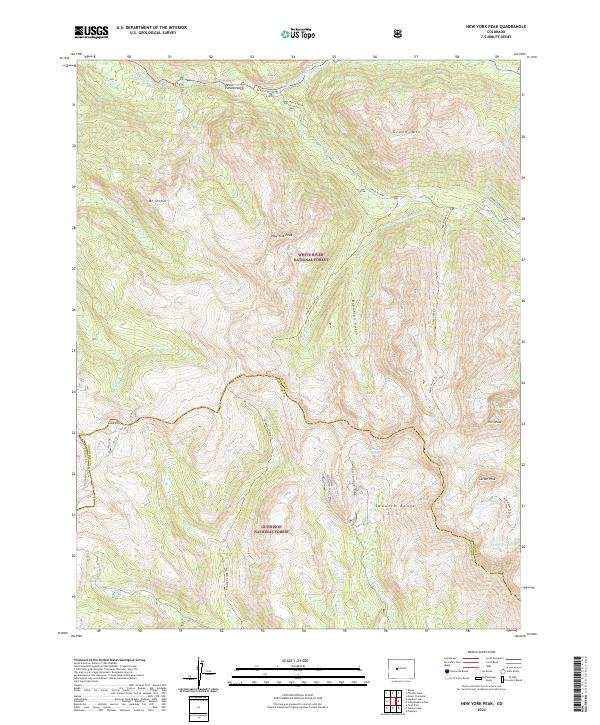 New York Peak topographic map thumbnail