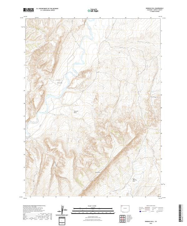 Ninemile Hill topographic map thumbnail