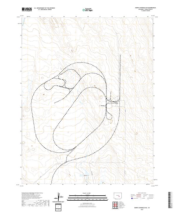 North Avondale NE topographic map thumbnail