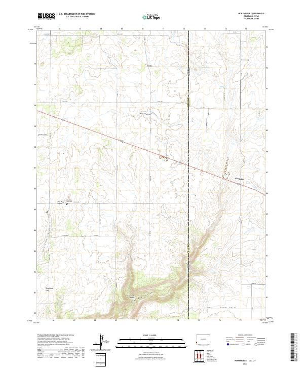 Northdale topographic map thumbnail