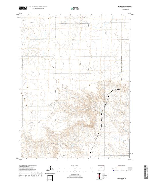 Padroni NW 2022 topographic map thumbnail