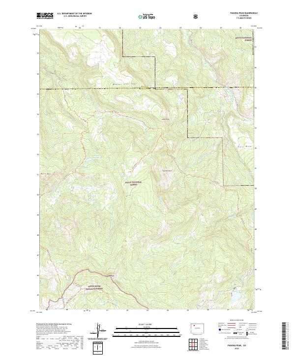 Pagoda Peak topographic map thumbnail