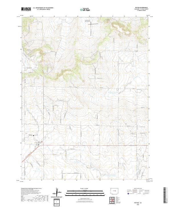 Peyton 2022 topographic map thumbnail