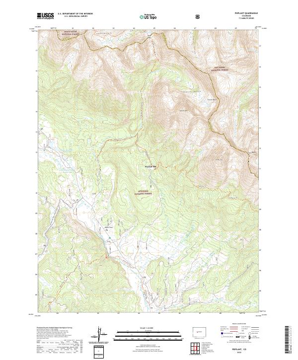 Pieplant 2022 topographic map thumbnail