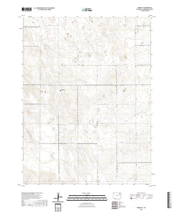 Pinneo SE 2022 topographic map thumbnail