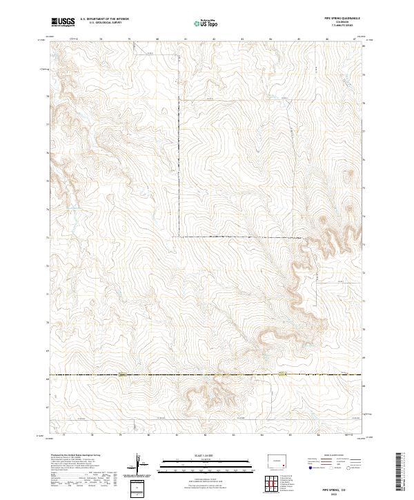 Pipe Spring 2022 topographic map thumbnail