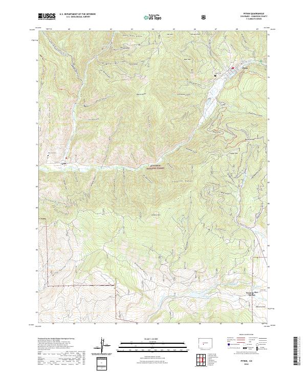 Pitkin 2022 topographic map thumbnail