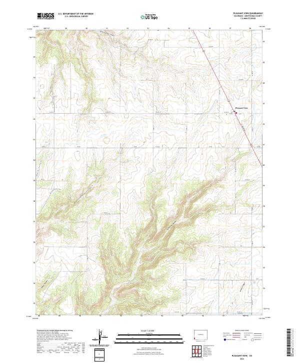 Pleasant View 2022 topographic map thumbnail