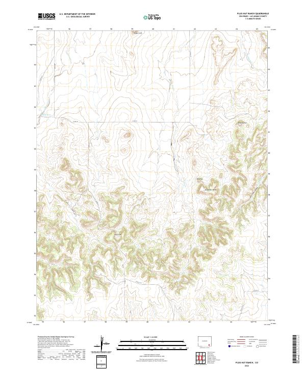 Plug Hat Ranch 2022 topographic map thumbnail