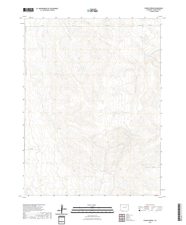 Poison Springs topographic map thumbnail