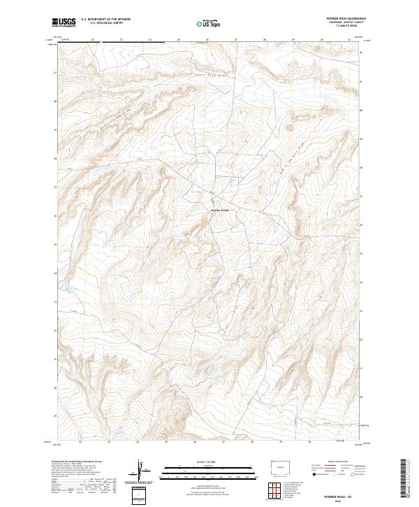 Powder Wash 2022 topographic map thumbnail