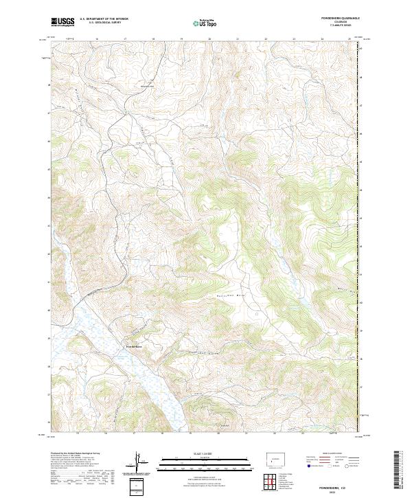Powderhorn 2022 topographic map thumbnail