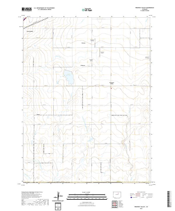 Prospect Valley 2022 topographic map thumbnail