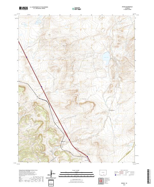 Pryor 2022 topographic map thumbnail