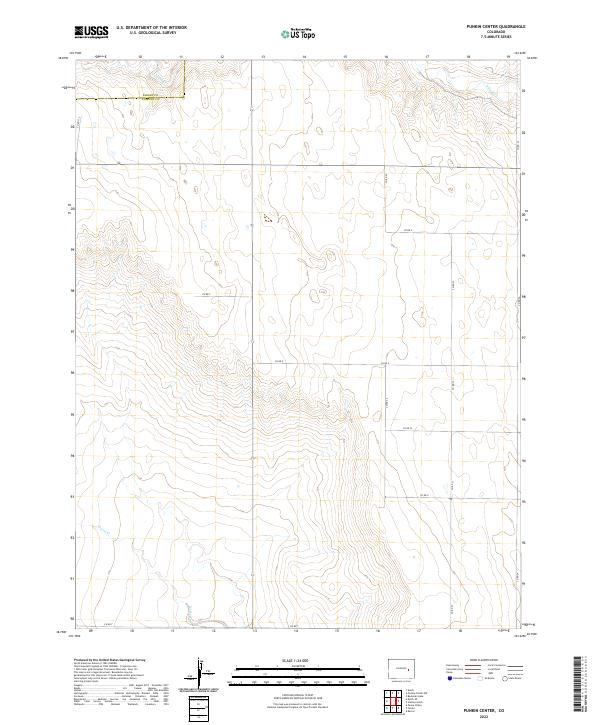 Punkin Center 2022 topographic map thumbnail