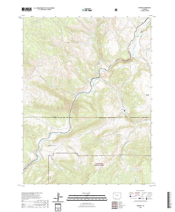 Radium 2022 topographic map thumbnail