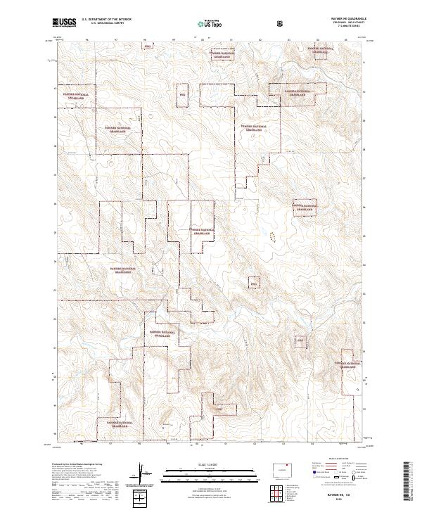 Raymer NE 2022 topographic map thumbnail