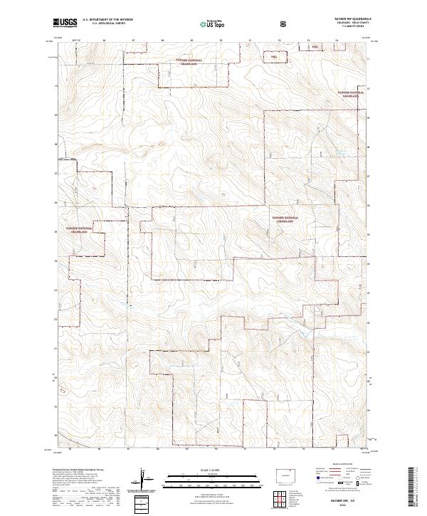Raymer NW 2022 topographic map thumbnail