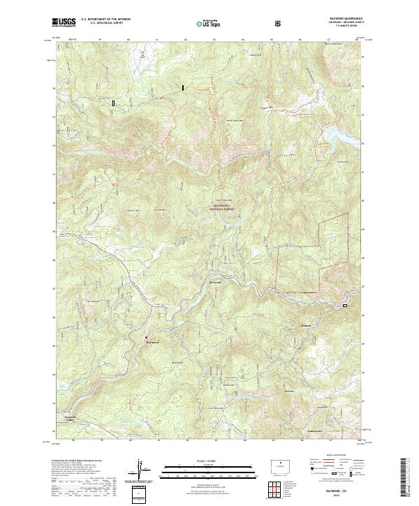 Raymond 2022 topographic map thumbnail