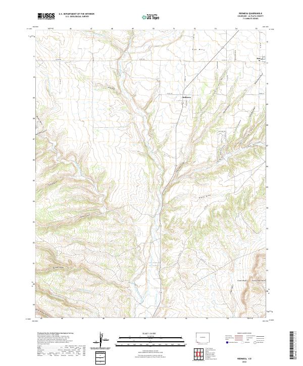Redmesa 2022 topographic map thumbnail