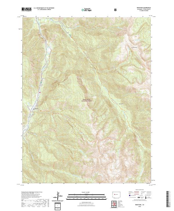 Redstone 2022 topographic map thumbnail