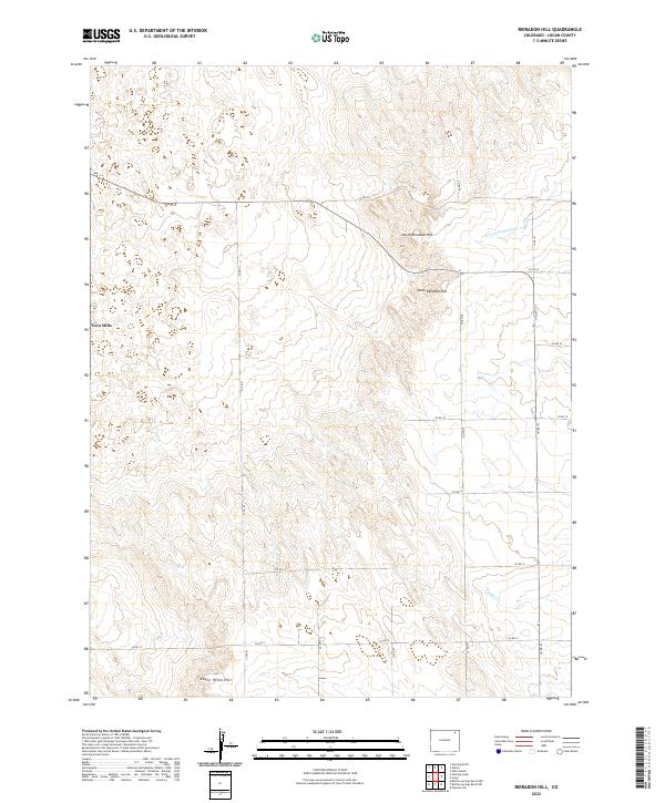 Reiradon Hill topographic map thumbnail