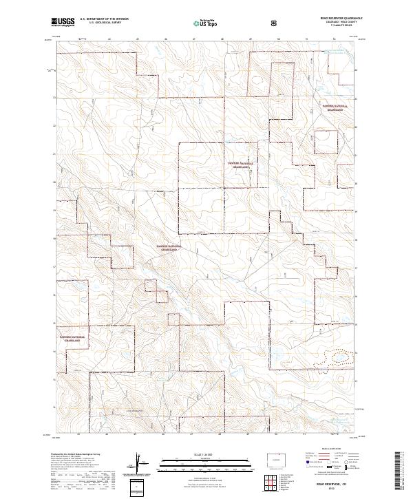 Reno Reservoir topographic map thumbnail