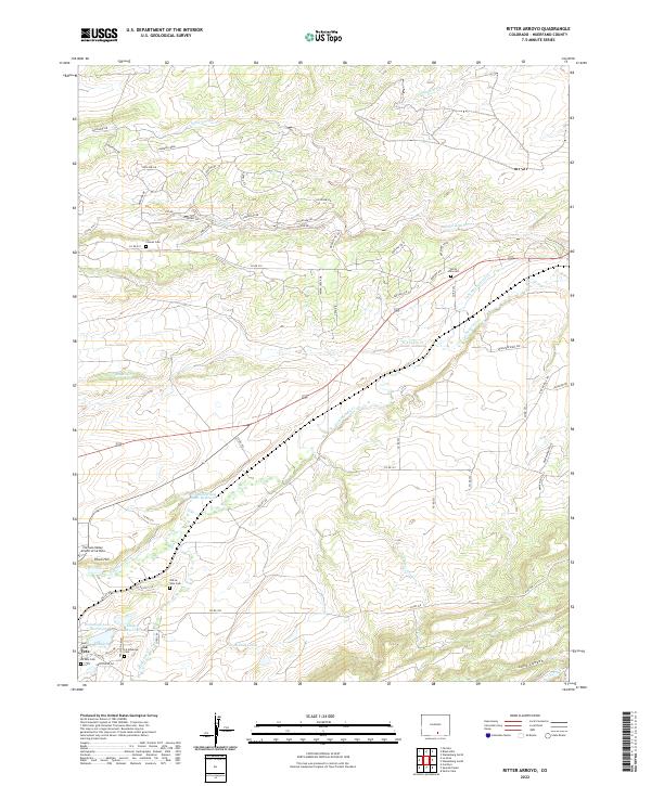 Ritter Arroyo 2022 topographic map thumbnail